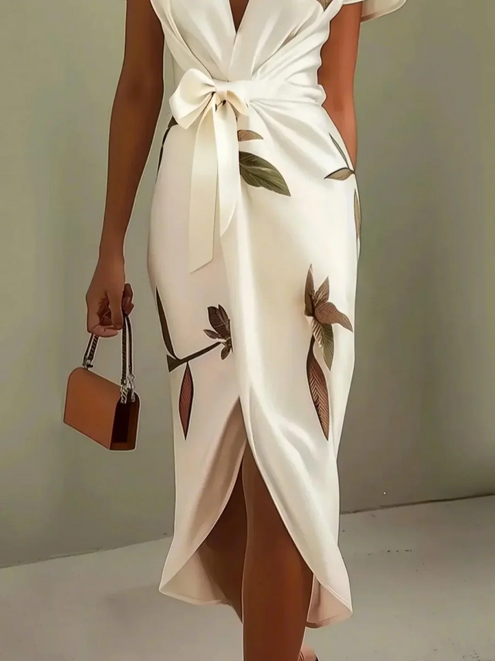 Mali Vestido Cruzado Elegante