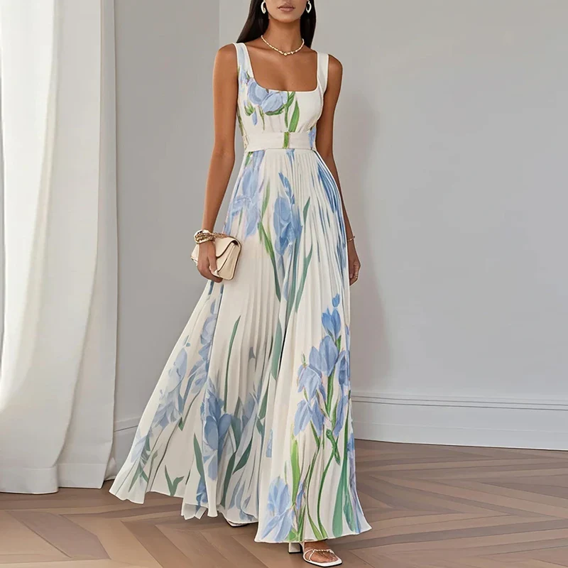 Isabel Vestido Maxi Floral Elegante