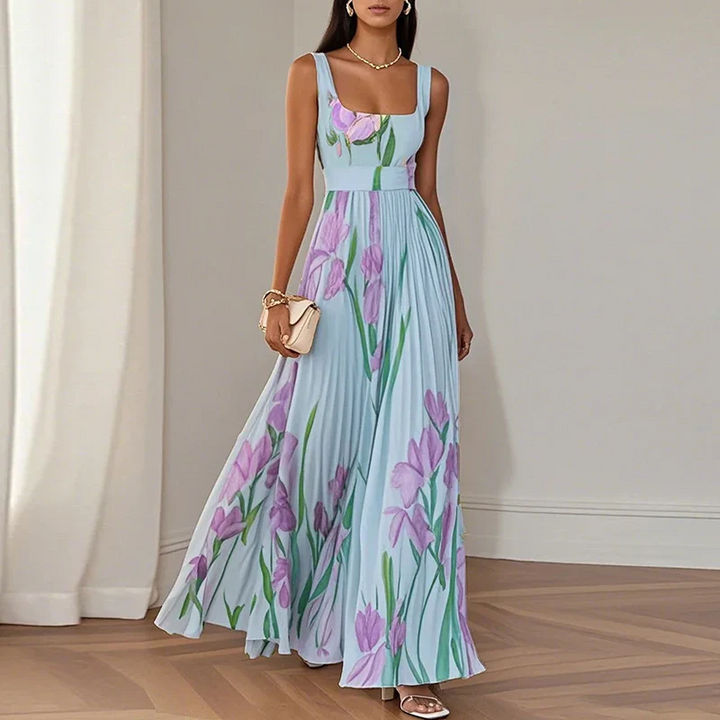 Isabel Vestido Maxi Floral Elegante