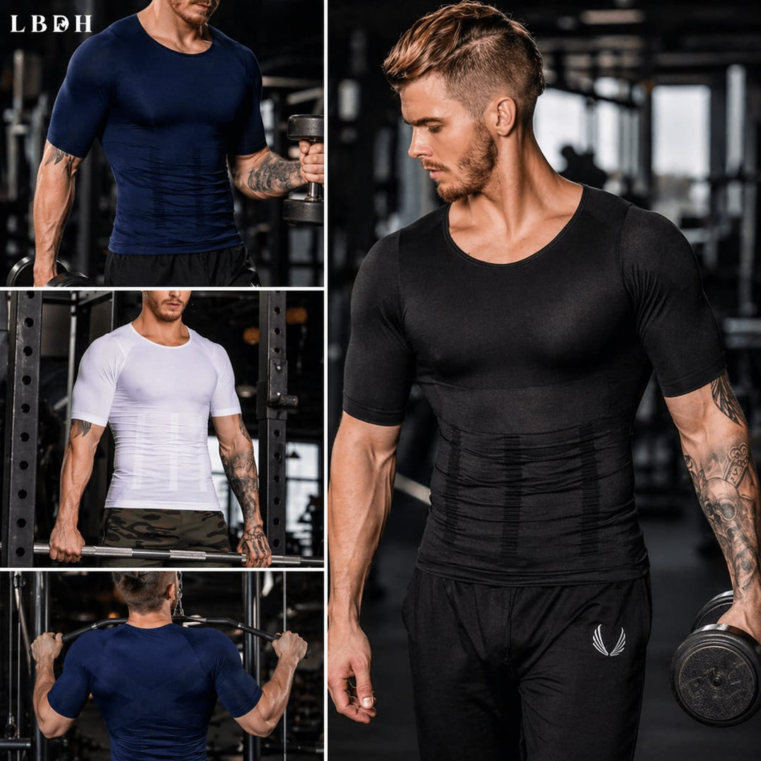 Tee-shirt de compression homme