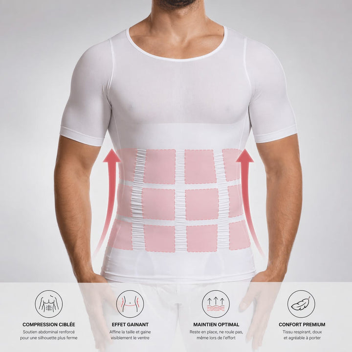 Tee-shirt de compression homme