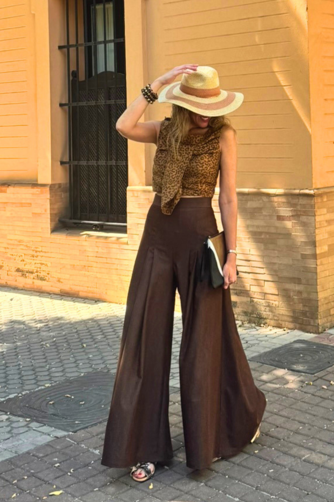 Pantalón Trofy Chocolate