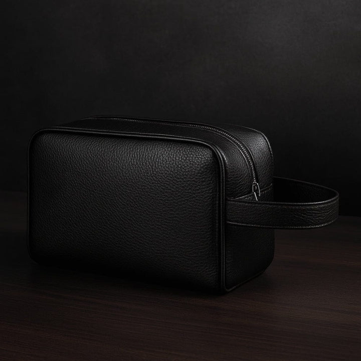 Trousse de toilette homme cuir - Design moderne et pratique